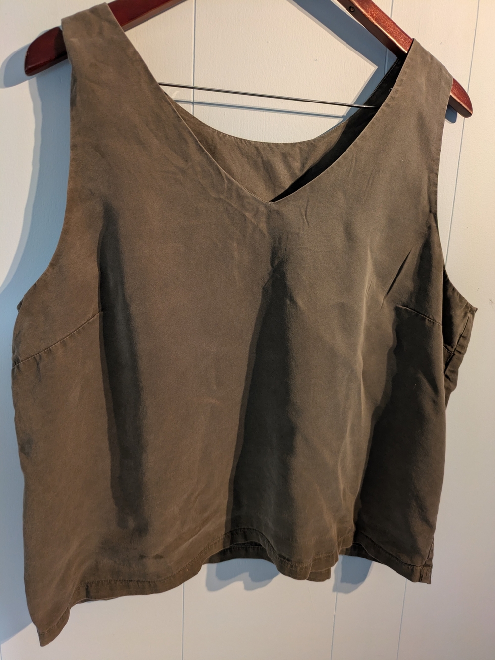 Grey Women's V-Neck Tank By Encircled